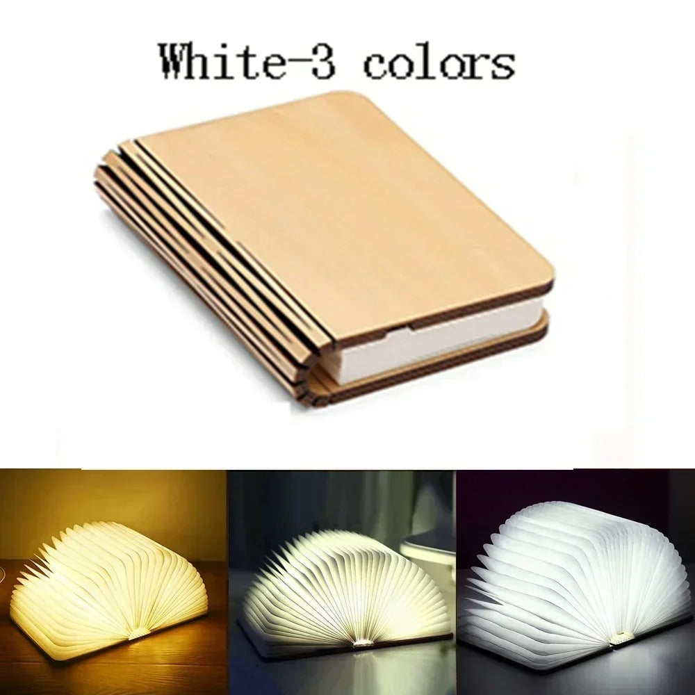 3D Folding Book LED Night Light