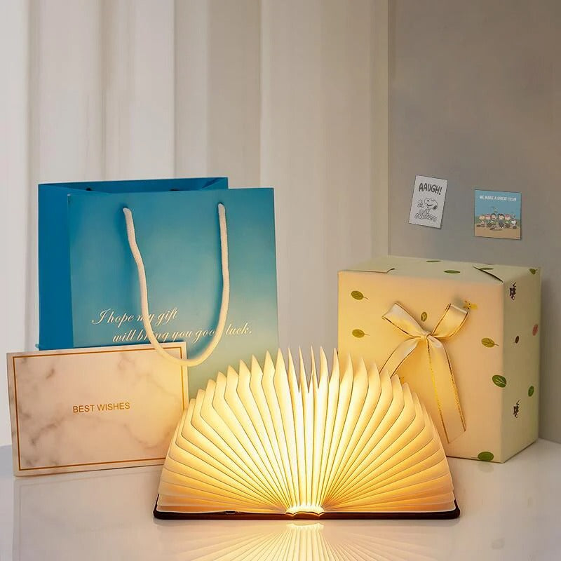 3D Folding Book LED Night Light