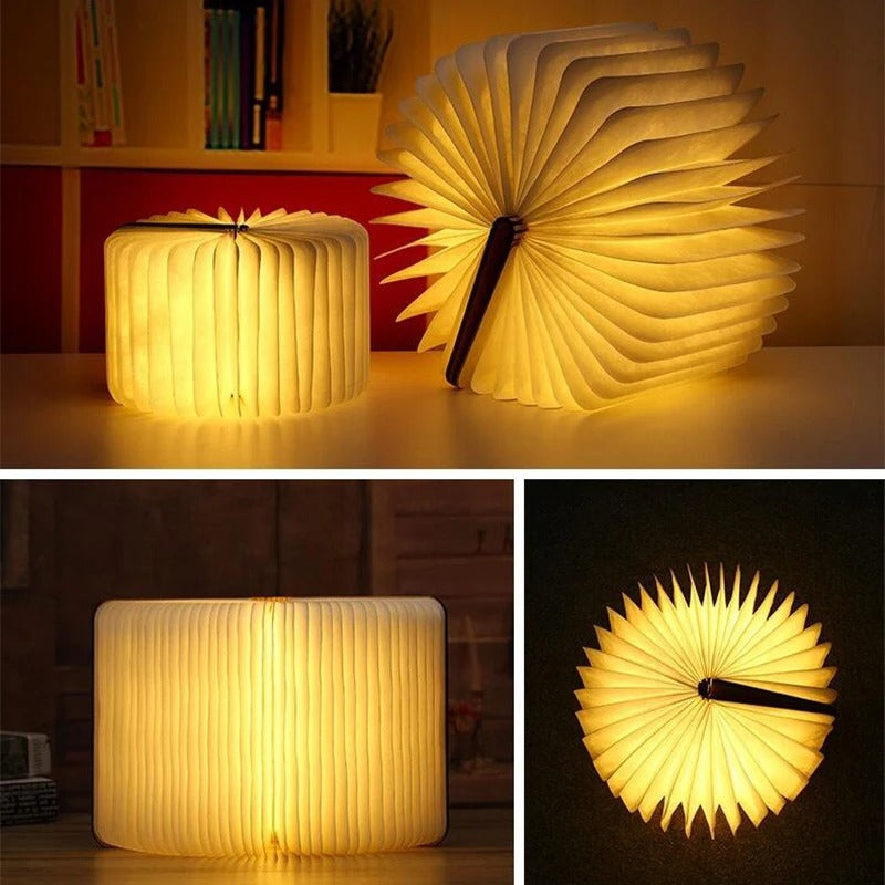 3D Folding Book LED Night Light