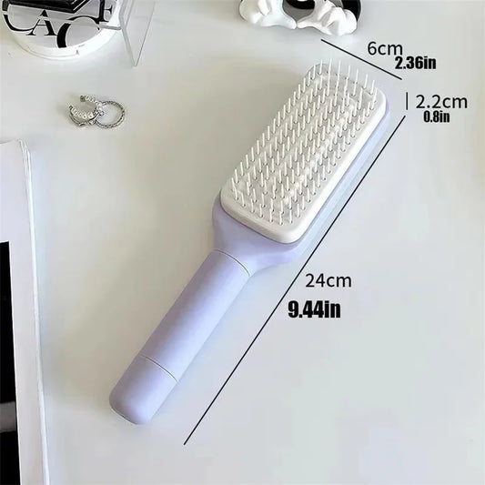 Retractable Automatic Cleaning Hairbrush