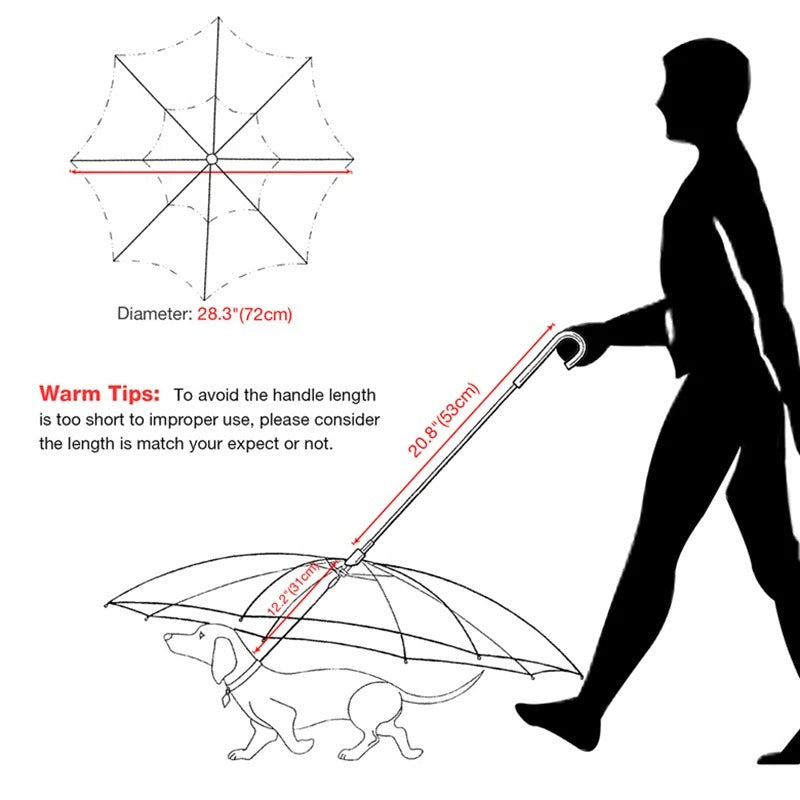 Transparent Pet Umbrella