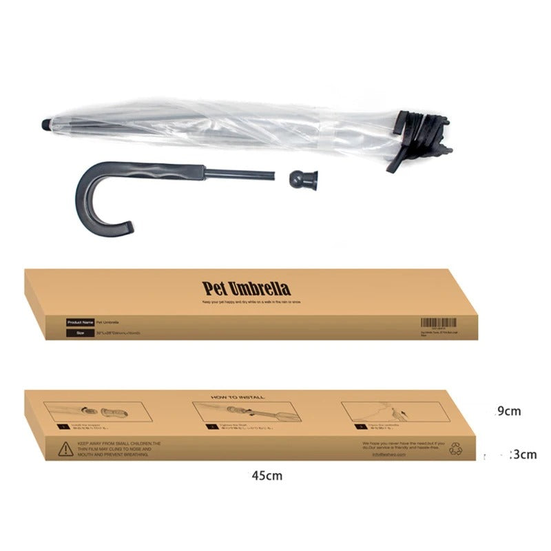 Transparent Pet Umbrella