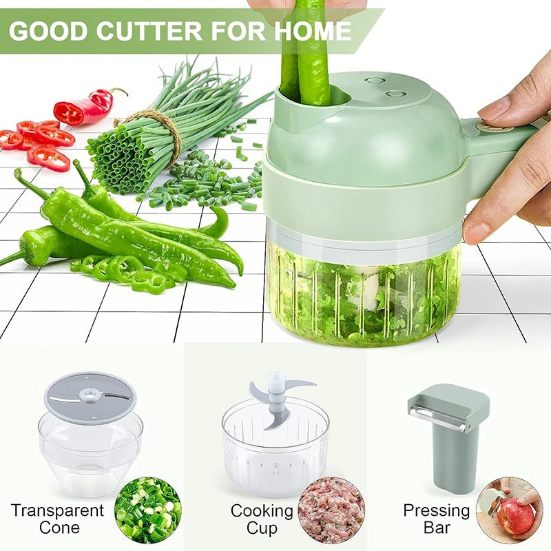 Electric Vegetable Cutter Set