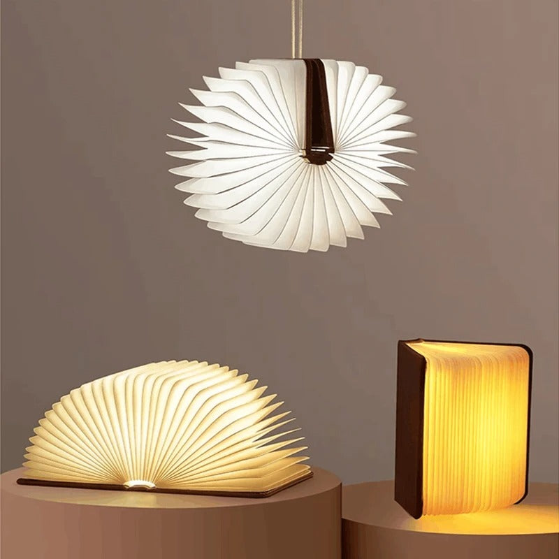 3D Folding Book LED Night Light