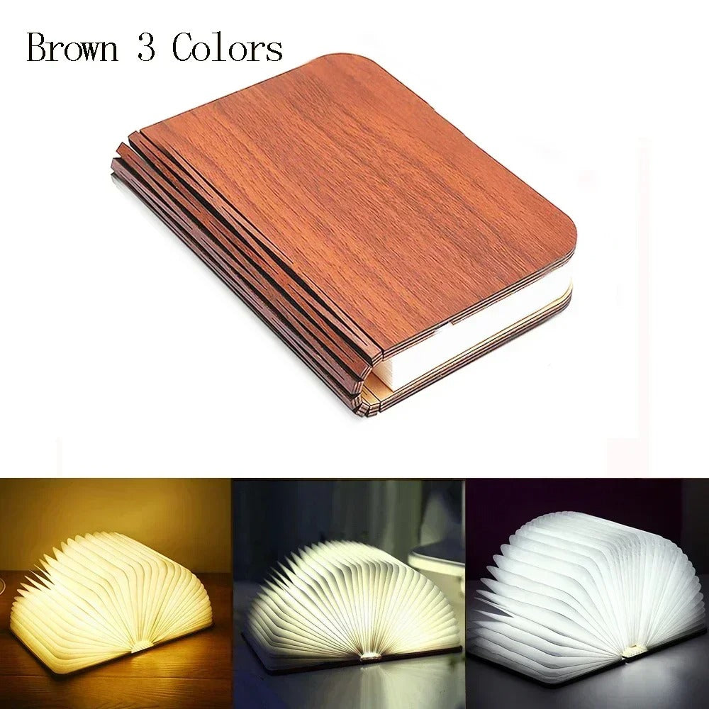 3D Folding Book LED Night Light
