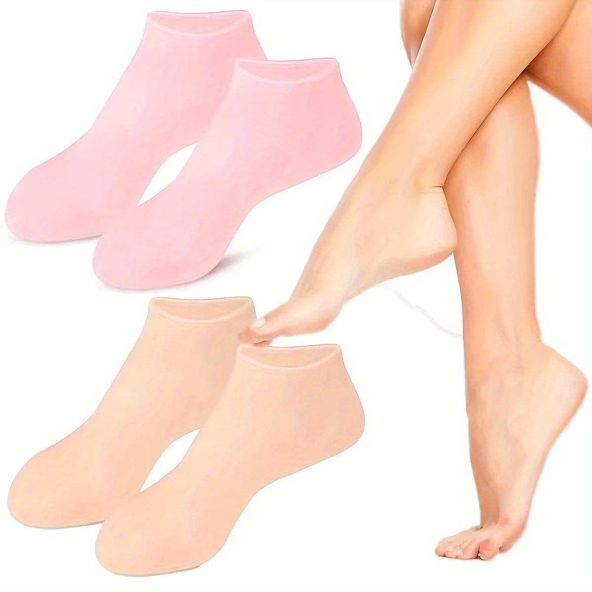 Moisturizing Silicone Gel Socks