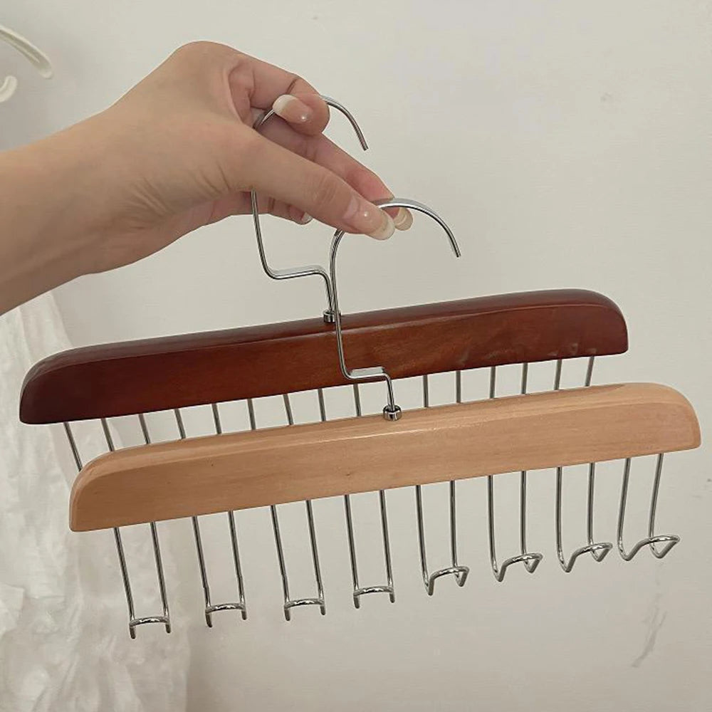8 Wood Hook Hanger
