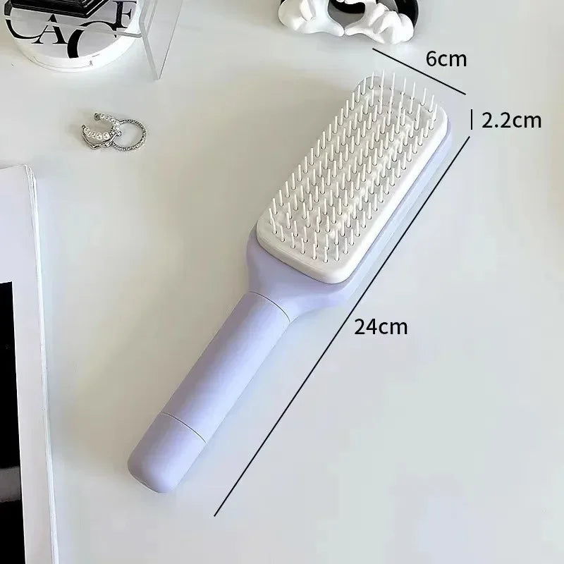 Retractable Automatic Cleaning Hairbrush