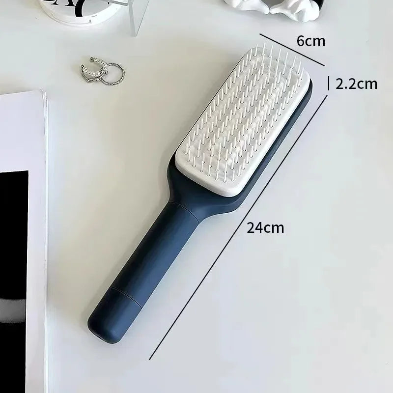 Retractable Automatic Cleaning Hairbrush