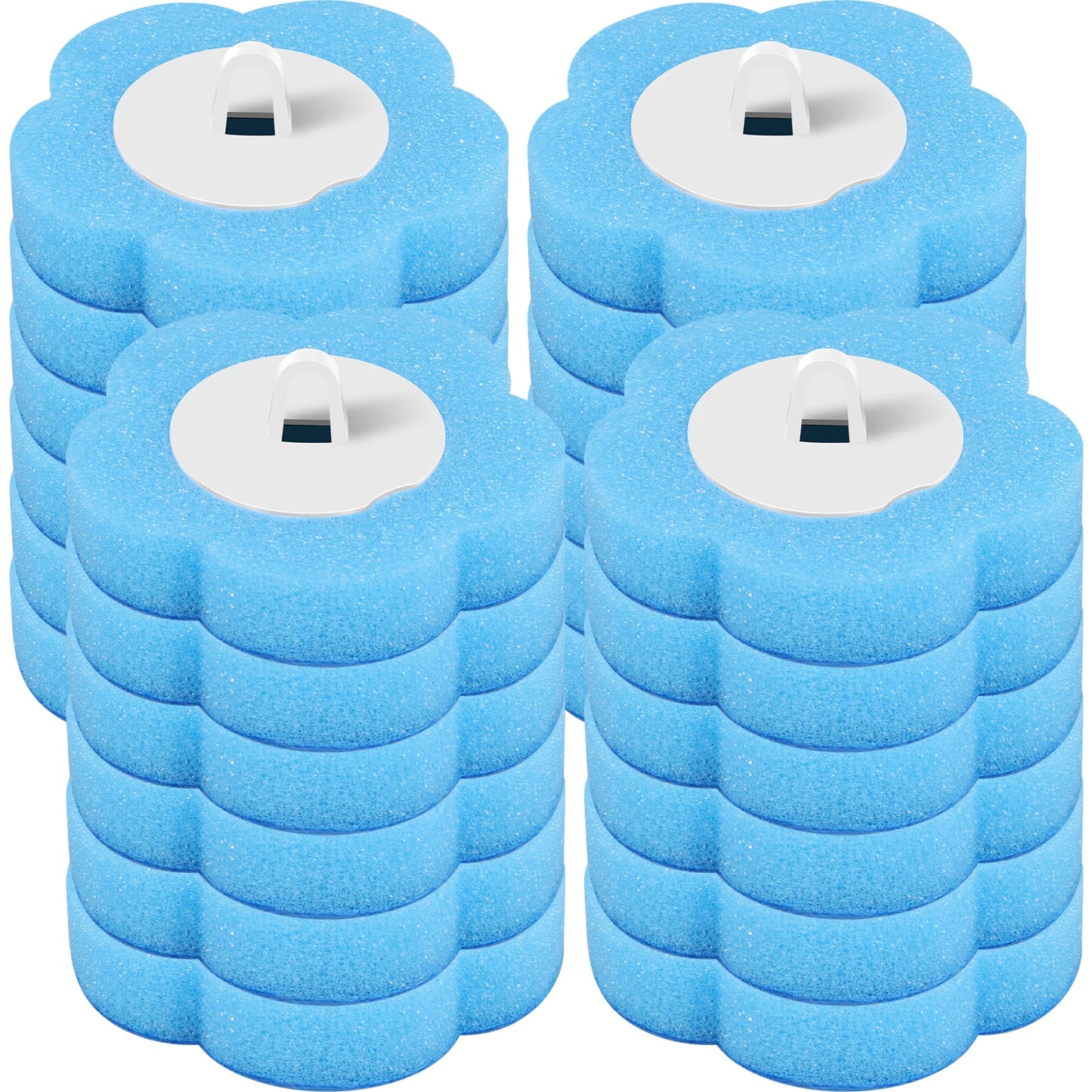 Disposable Toilet Brush with Replaceable Brush Head