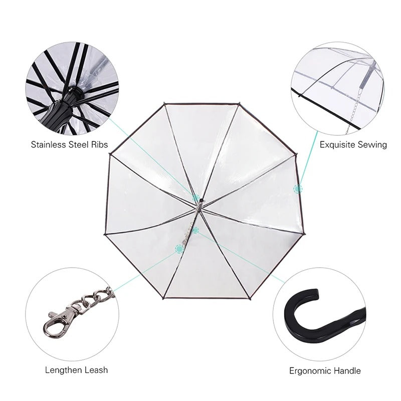 Transparent Pet Umbrella