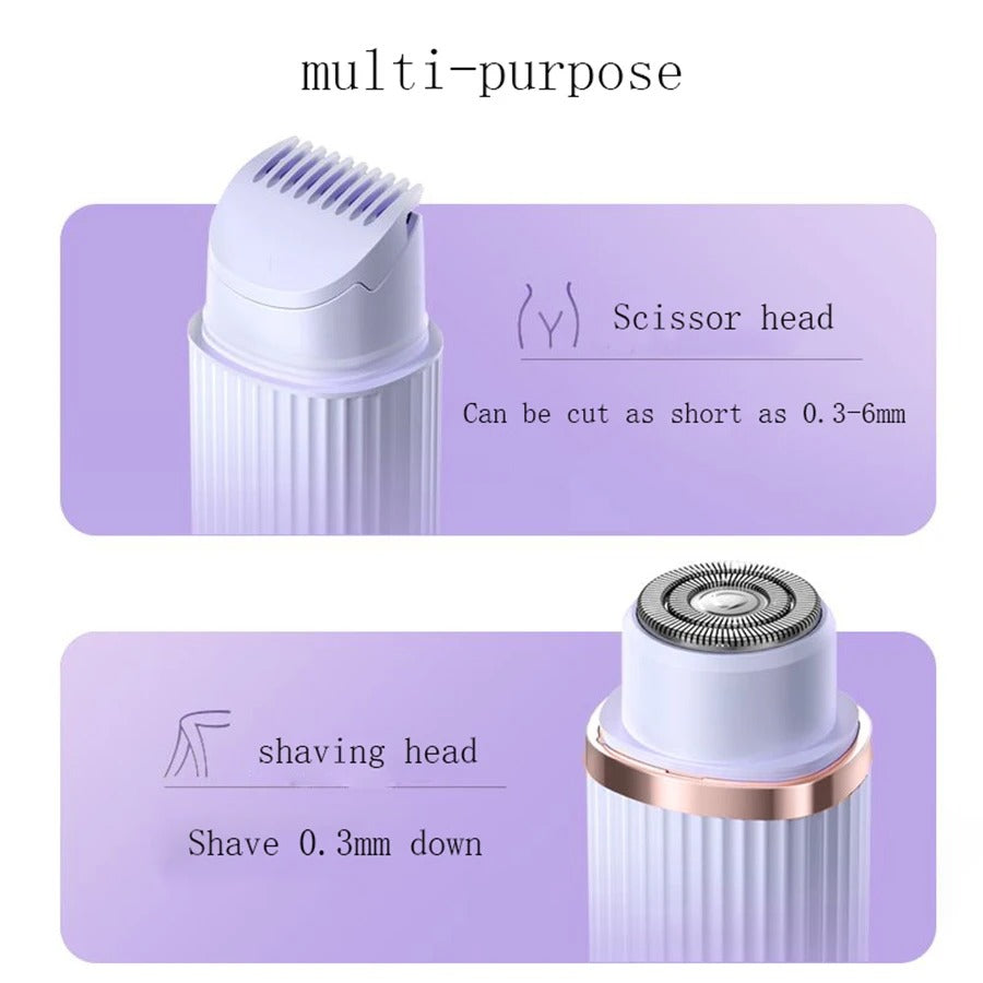 Two in one women's electric shaver